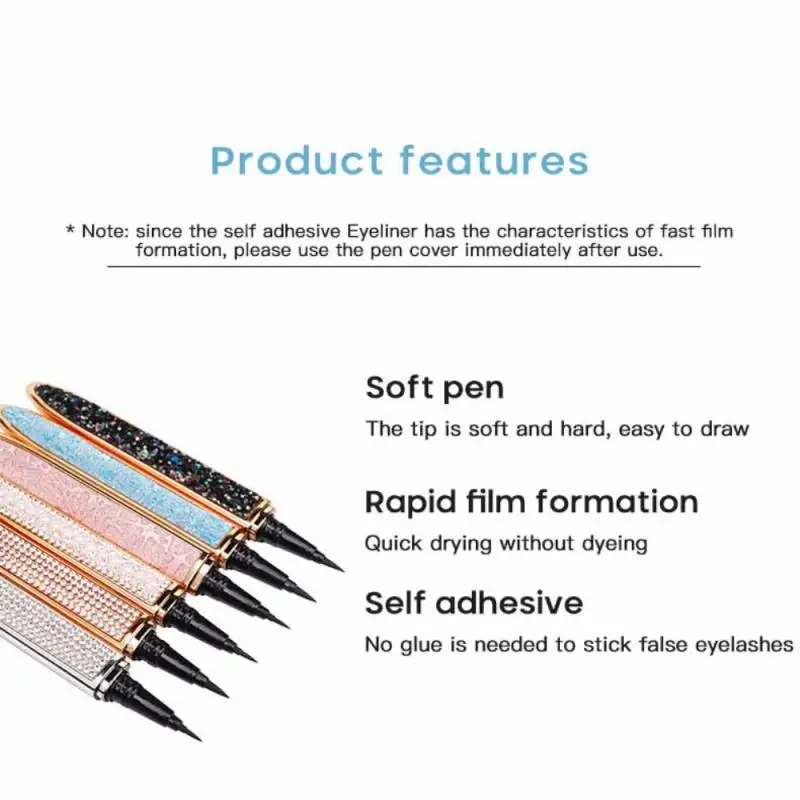 Self-adhesive Multipurpose Eyeliner Pen pencil Glue-free Magnetic-free fast dry False Eyelashes glue Waterproof Makeup TSLM
Self-adhesive Multipurpose Eyeliner Pen pencil Glue-free Magnetic-free fast dry False Eyelashes glue Waterproof Makeup TSLM