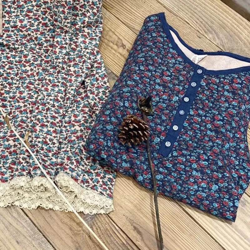 YourSeason 2021 Spring Autumn Japanese Style Women Floral Print Lace Tops New Female Loose O Neck Button Ruffles T-Shirts
YourSeason 2021 Spring Autumn Japanese Style Women Floral Print Lace Tops New Female Loose O Neck Button Ruffles T-Shirts