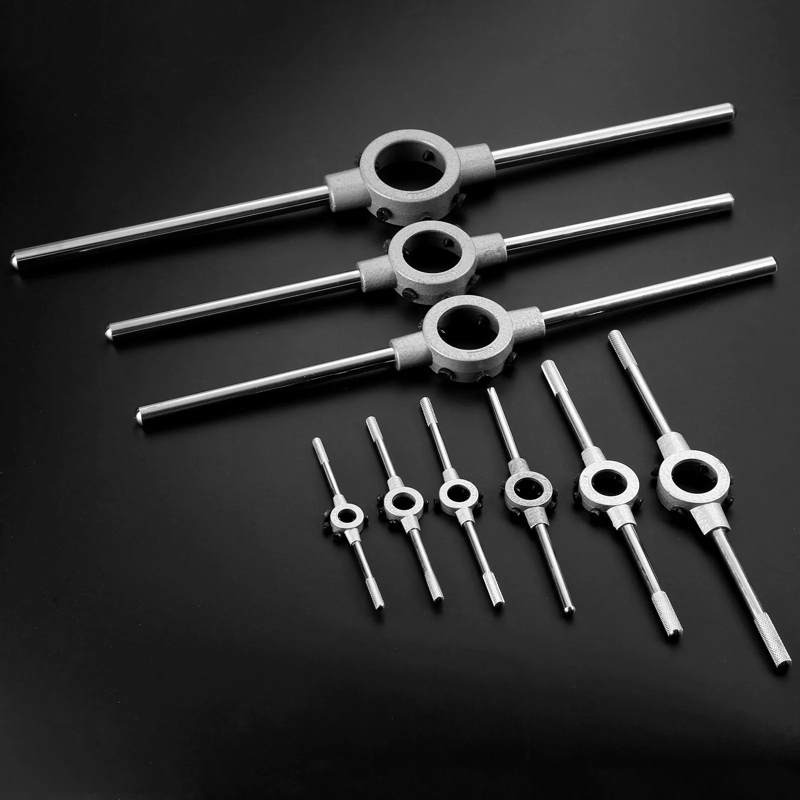 1Pc High Carbon Steel German Standard Threading Circular Die Wrench Handle Holder Metalworking Hand Tools 
1Pc High Carbon Steel German Standard Threading Circular Die Wrench Handle Holder Metalworking Hand Tools