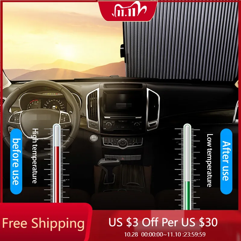 Car Windshield Curtain Retractable Set Folding Car Sunshade Cover Reflective Film Curtains Anti-UV 45cm Car Sun Shade
Car Windshield Curtain Retractable Set Folding Car Sunshade Cover Reflective Film Curtains Anti-UV 45cm Car Sun Shade