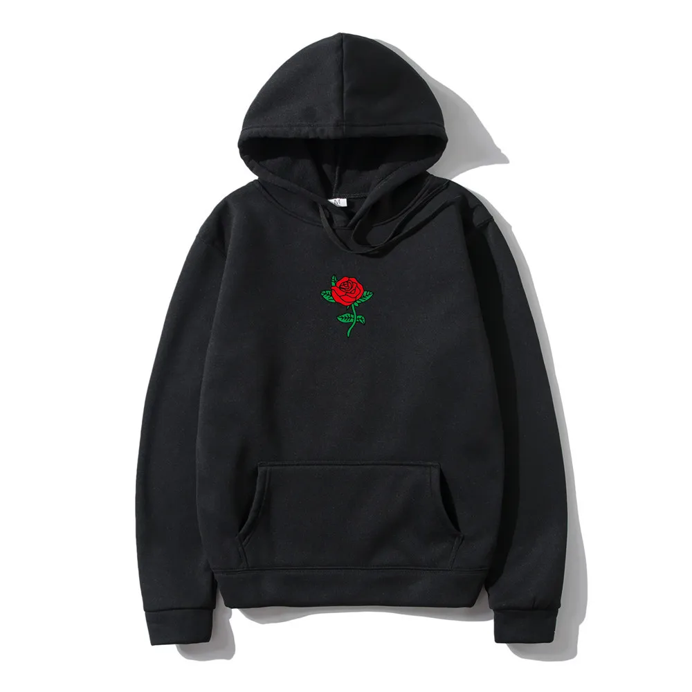 Harajuku Hoodie Sweatshirt Men Fashion Streetwear Rose flower Print Hoodies Tops Pullover mens hoody Hooded Sweatshirt clothes 
Harajuku Hoodie Sweatshirt Men Fashion Streetwear Rose flower Print Hoodies Tops Pullover mens hoody Hooded Sweatshirt clothes