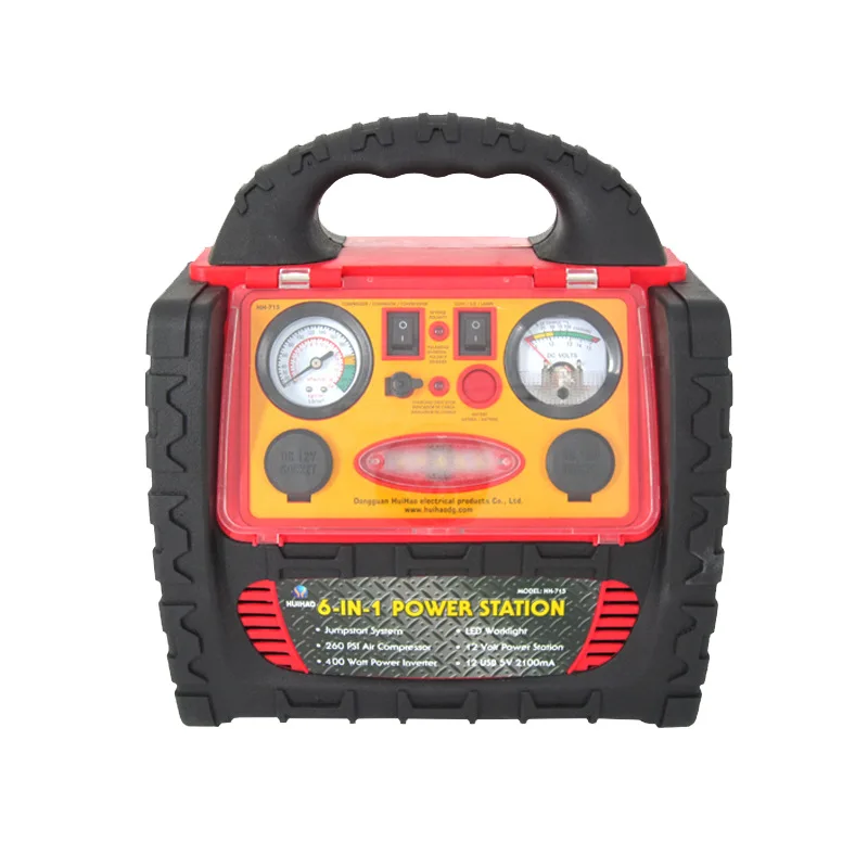 12V 800A Multifunctional Car Power Bank Jump Starter Auto Emergency Booster With Pire Pressure Monitoring Lighting Function
12V 800A Multifunctional Car Power Bank Jump Starter Auto Emergency Booster With Pire Pressure Monitoring Lighting Function