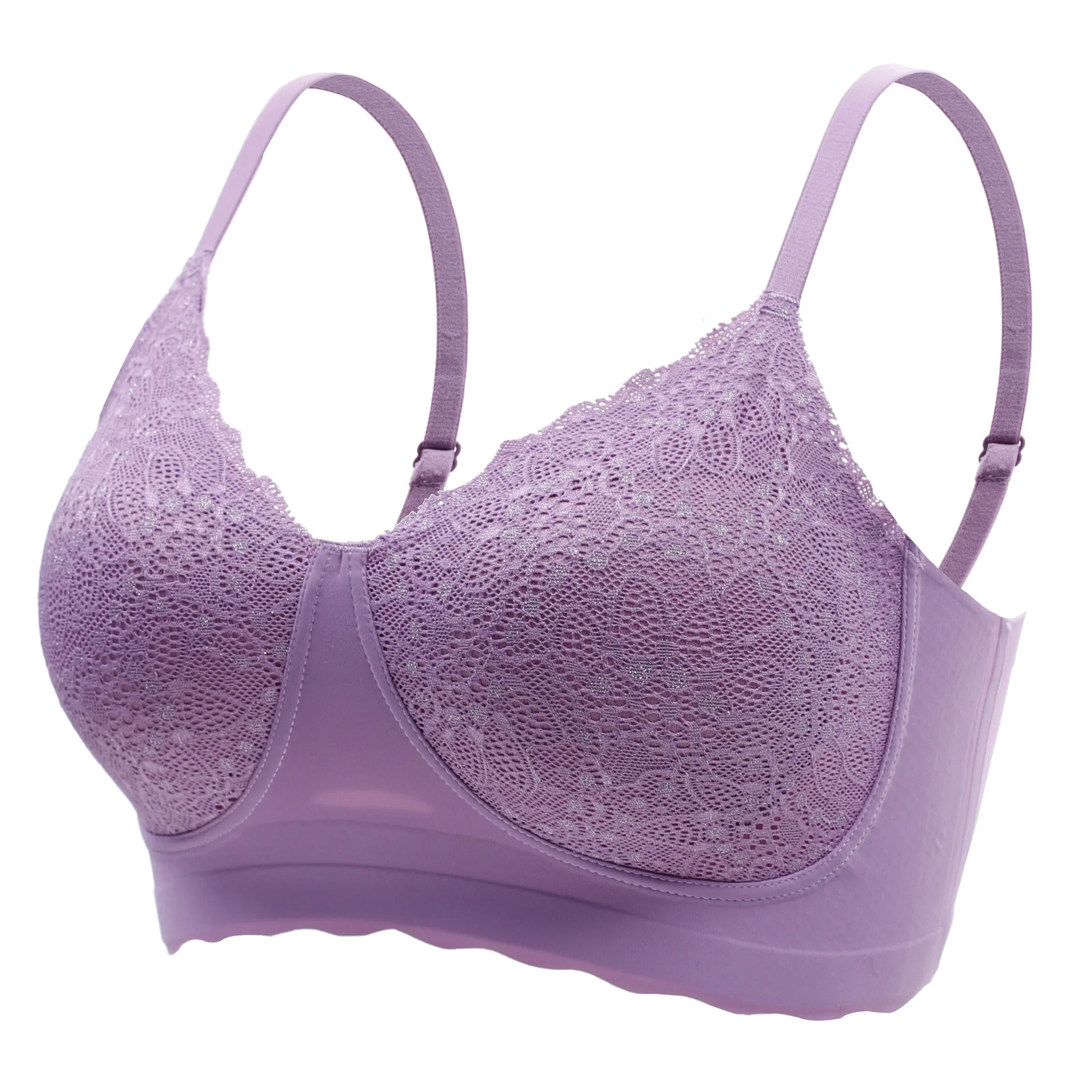 Hehu Wacoal 2.0 Underwear Women's Starry Lace Sexy Lace Seamless Wireless Spaghetti-Strap Latex Bra
Hehu Wacoal 2.0 Underwear Women's Starry Lace Sexy Lace Seamless Wireless Spaghetti-Strap Latex Bra