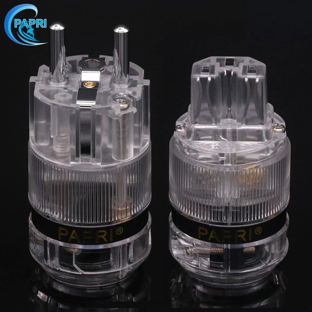 PAPRI EU Copper Rhodium Plated European standard Power Plug Hi-End Male And Female NCF Audio HIFI EuropeanL Supply Socket
PAPRI EU Copper Rhodium Plated European standard Power Plug Hi-End Male And Female NCF Audio HIFI EuropeanL Supply Socket
