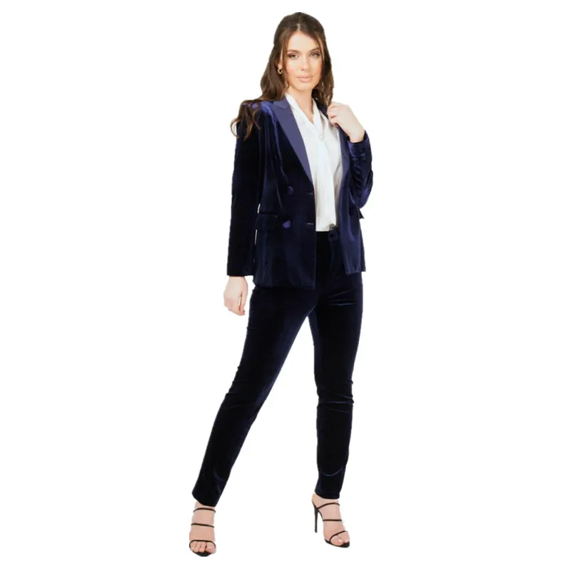 Royal Blue Velvet Women Pants Blazer Suits Set Double Breasted Women Pantsuits(Jacket+Pants) Custom Made
Royal Blue Velvet Women Pants Blazer Suits Set Double Breasted Women Pantsuits(Jacket+Pants) Custom Made