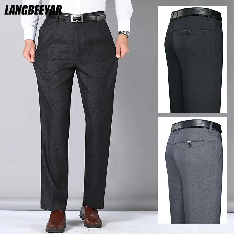 Top Quality New Brand Casual Fashion Classic Regular Fit Baggy Long Mens Pants Fashions Straight Business Trousers Men Clothing
Top Quality New Brand Casual Fashion Classic Regular Fit Baggy Long Mens Pants Fashions Straight Business Trousers Men Clothing