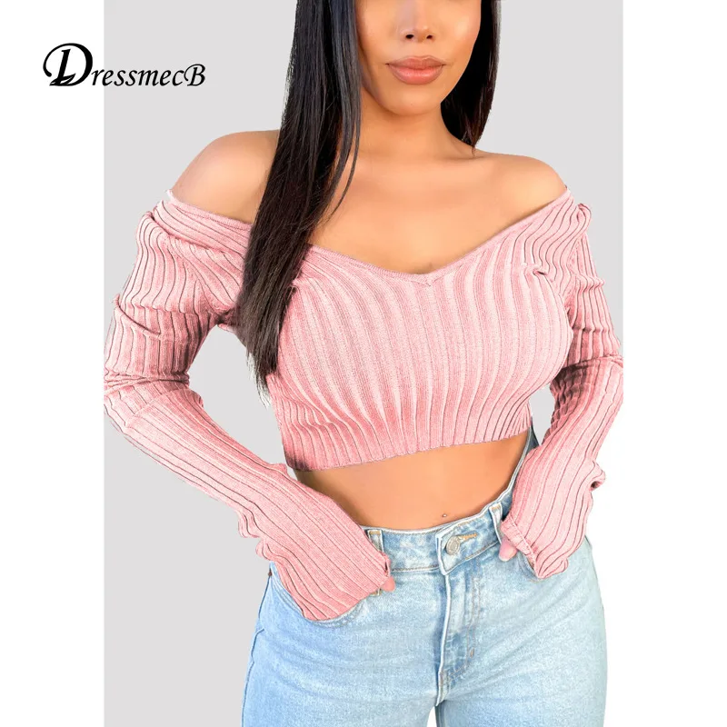 Dressmecb вязаные розовые футболки для женщин Свитера повседневные с длинным рукавом осенние кроп-топы женские с открытыми плечами облегающий ...
Dressmecb вязаные розовые футболки для женщин Свитера повседневные с длинным рукавом осенние кроп-топы женские с открытыми плечами облегающий ...