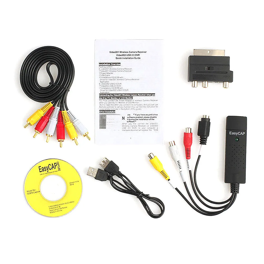 USB 2 0 легкая крышка для видео ТВ DVD VHS DVR карты видеокрышка ture устройства с