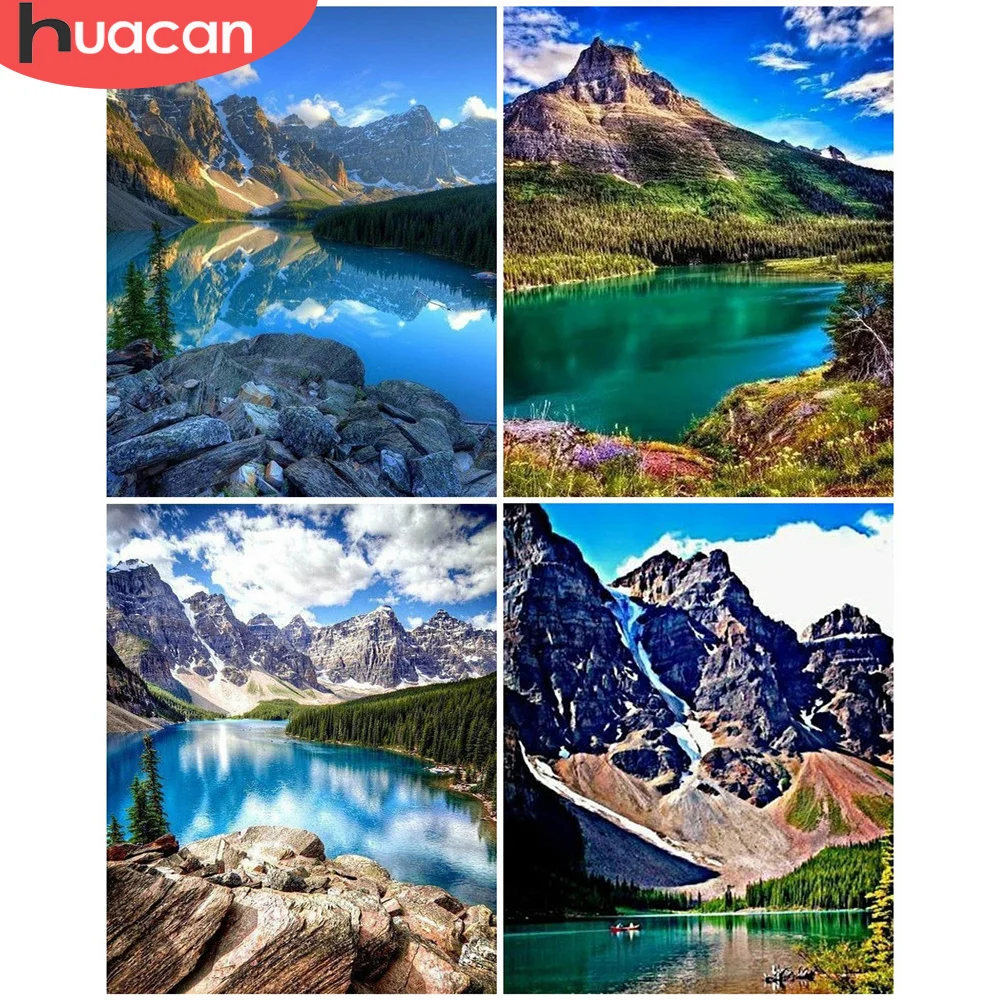 HUACAN Diamond Painting Landscape Mountain Rhinestone Of Picture Cross Stitch Nature Full Square Diamond Embroidery Lake Decor
HUACAN Diamond Painting Landscape Mountain Rhinestone Of Picture Cross Stitch Nature Full Square Diamond Embroidery Lake Decor