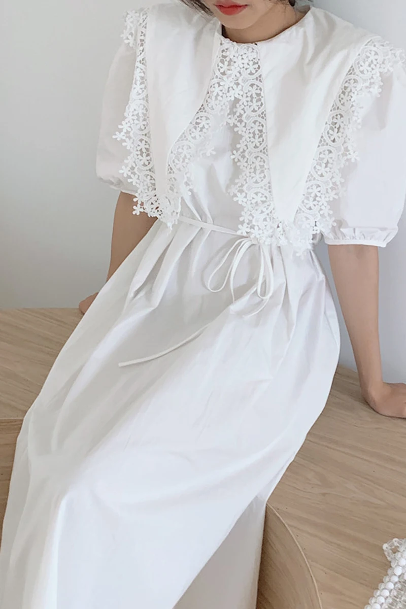 YAMDI midi dress women elegant a-line 2020 new woman korean summer short sleeve dresses party vintage solid lace peter pan colla
YAMDI midi dress women elegant a-line 2020 new woman korean summer short sleeve dresses party vintage solid lace peter pan colla