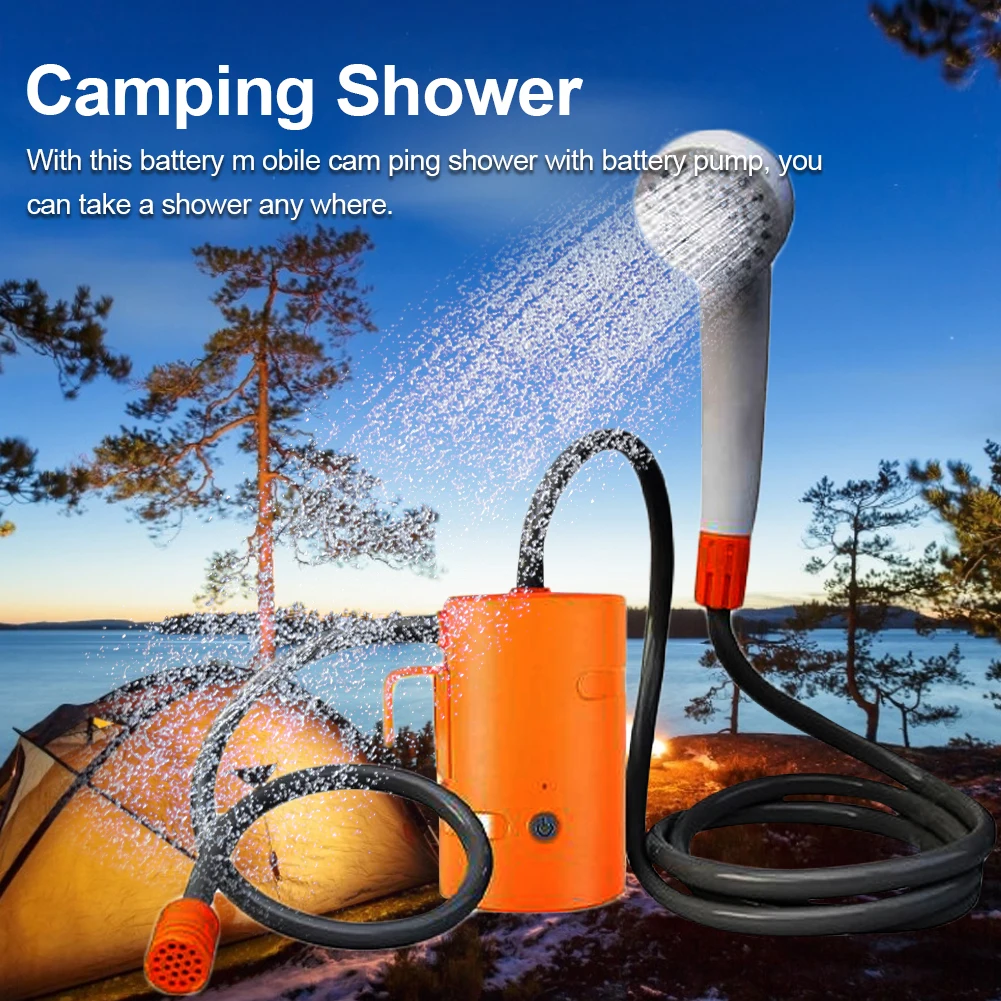 Portable Car Washer USB Camping Shower Car Shower High Pressure Power Washer Electric Pump For Outdoor Hiking Travel Pet 1.8m
Portable Car Washer USB Camping Shower Car Shower High Pressure Power Washer Electric Pump For Outdoor Hiking Travel Pet 1.8m