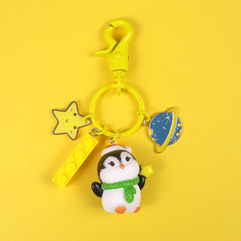 Cute Christmas Cartoon Snow Penguin Keychain Soft PVC Kawaii Penguin For Women Girls Bag Charm Trinket Key Ring Key chainS 2021
Cute Christmas Cartoon Snow Penguin Keychain Soft PVC Kawaii Penguin For Women Girls Bag Charm Trinket Key Ring Key chainS 2021
