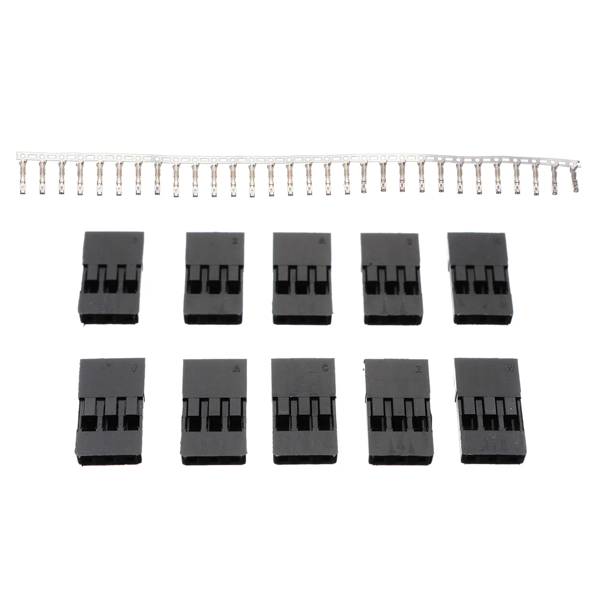 New 30pcs Male & Female Gold Plated Terminal with 10 Rudder Plug Buckle Connector For RC Car Model Servo Connector
New 30pcs Male & Female Gold Plated Terminal with 10 Rudder Plug Buckle Connector For RC Car Model Servo Connector