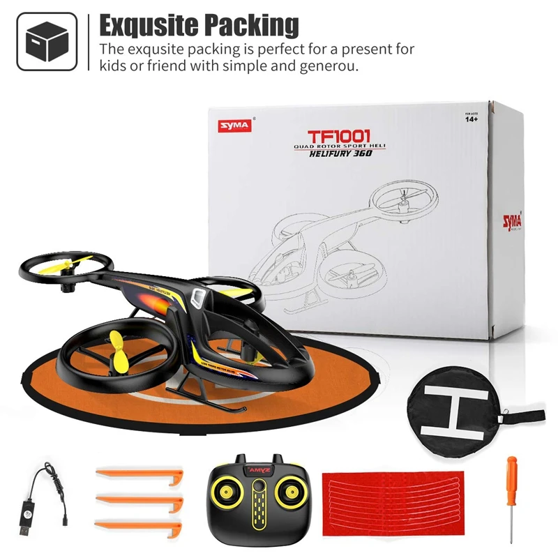 Remote Control Drone with Gyro and LED Light 4HZ Channel Plastic RC Stunt Aircraft Mini Series Helicopter for Kids
Remote Control Drone with Gyro and LED Light 4HZ Channel Plastic RC Stunt Aircraft Mini Series Helicopter for Kids