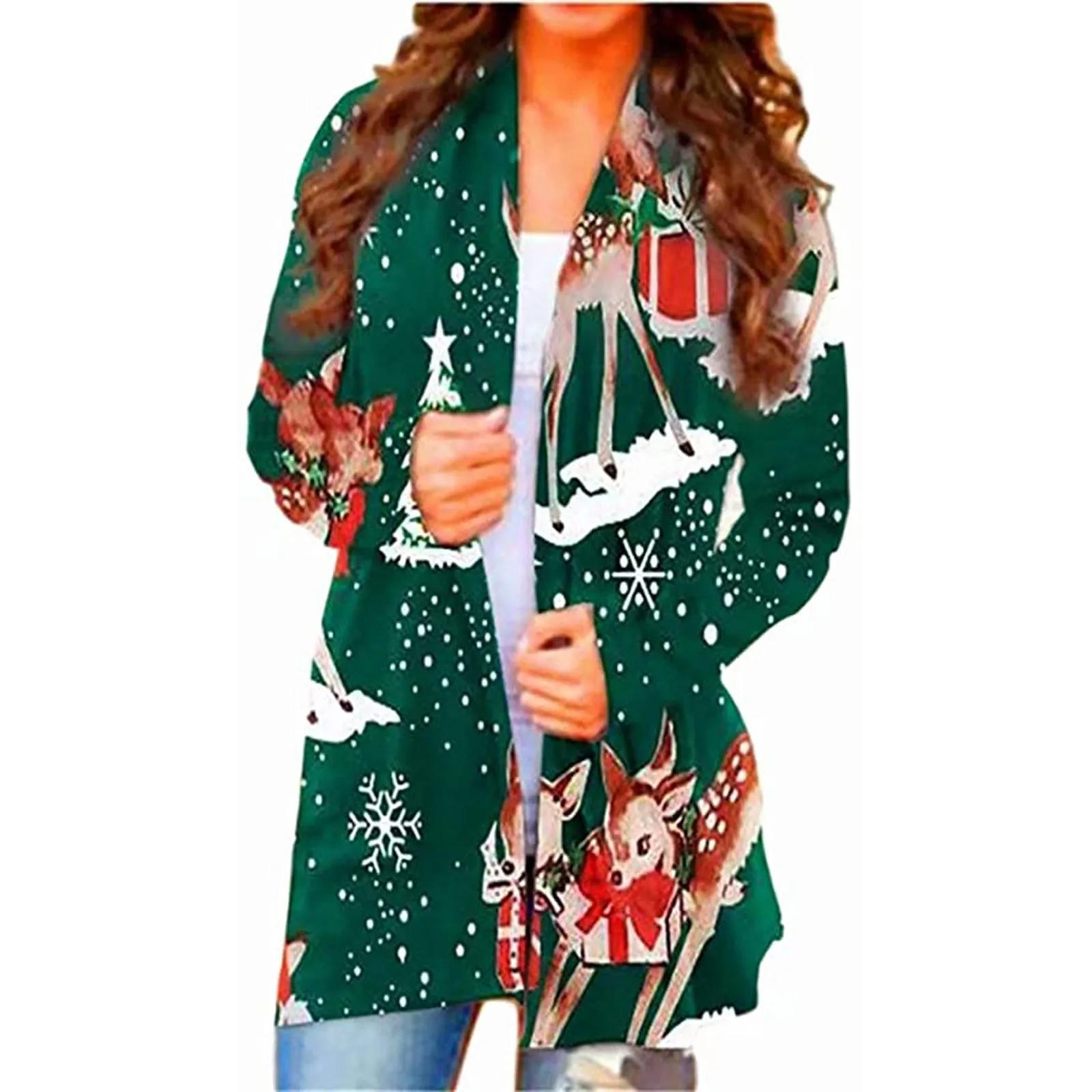 Womens Christmas Snowman Open Front Long Sleeve Loose Flowy Hem Cardigan Coat womens jacket coat fashion oversized
Womens Christmas Snowman Open Front Long Sleeve Loose Flowy Hem Cardigan Coat womens jacket coat fashion oversized