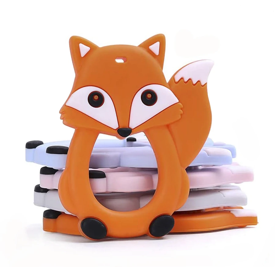 Baby Silicone Teether Infant Teething Toys Animal Fox Shape Teether Baby Pain Relief Perfect Baby Shower Gift For Kids
Baby Silicone Teether Infant Teething Toys Animal Fox Shape Teether Baby Pain Relief Perfect Baby Shower Gift For Kids