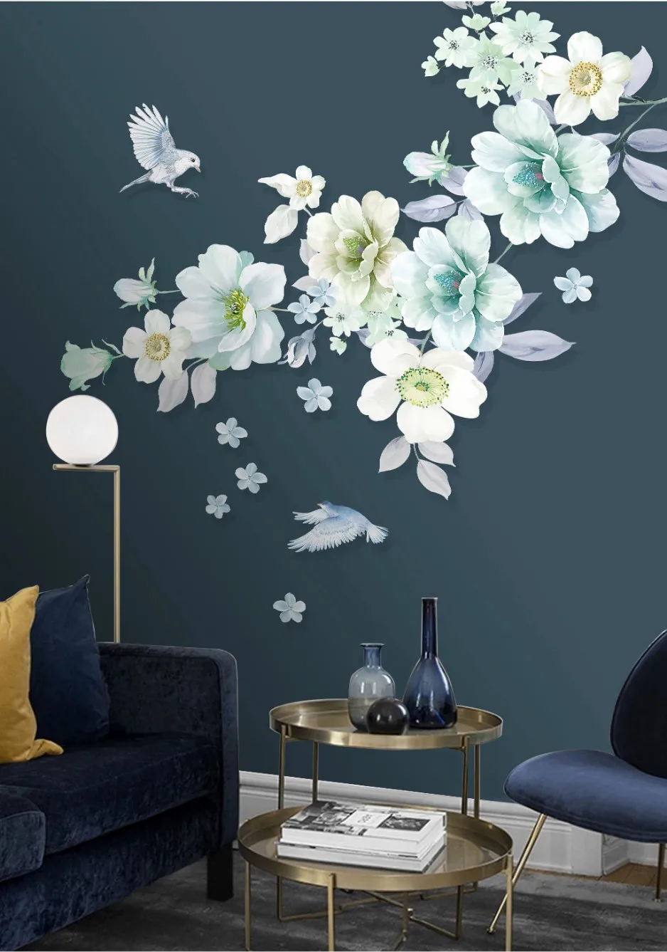 AINYOOUSEM Nordic hand painted fresh flower bird background wall papel de parede wallpaper 3d wallpaper stickers wallpapers
AINYOOUSEM Nordic hand painted fresh flower bird background wall papel de parede wallpaper 3d wallpaper stickers wallpapers