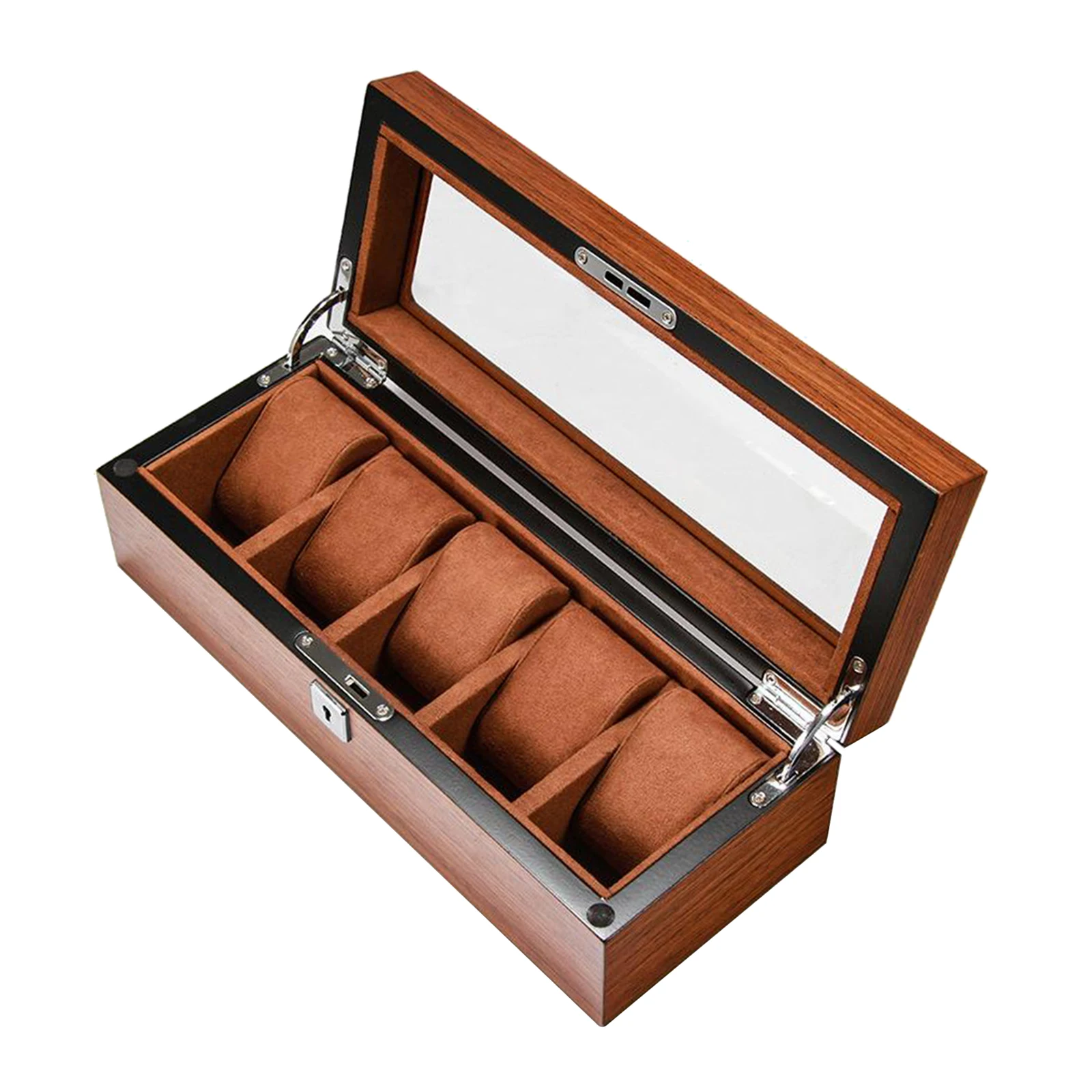 Multi Slot Wood Box Watch Display Case Glass Top Jewelry Storage Organizer Gifts
Multi Slot Wood Box Watch Display Case Glass Top Jewelry Storage Organizer Gifts