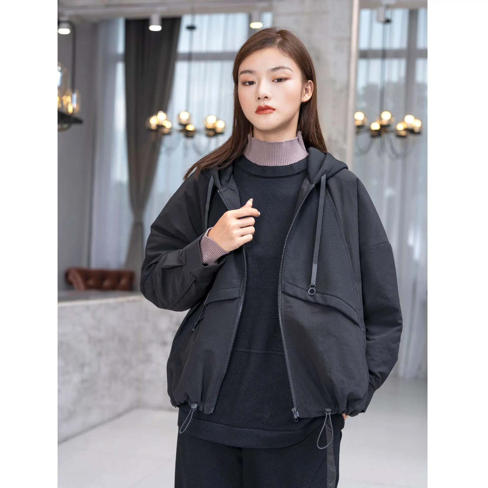 quilted 2020 street hipster zipper cotton-padded clothes loose coat big yards Europe and the United States qiu dong
quilted 2020 street hipster zipper cotton-padded clothes loose coat big yards Europe and the United States qiu dong