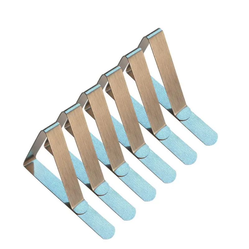12pcs Table cloth Clip Stainless Steel Tablecloth Clip Cloth Subject tablecloths Clamp Wedding Party Home Table Holder Clips
12pcs Table cloth Clip Stainless Steel Tablecloth Clip Cloth Subject tablecloths Clamp Wedding Party Home Table Holder Clips