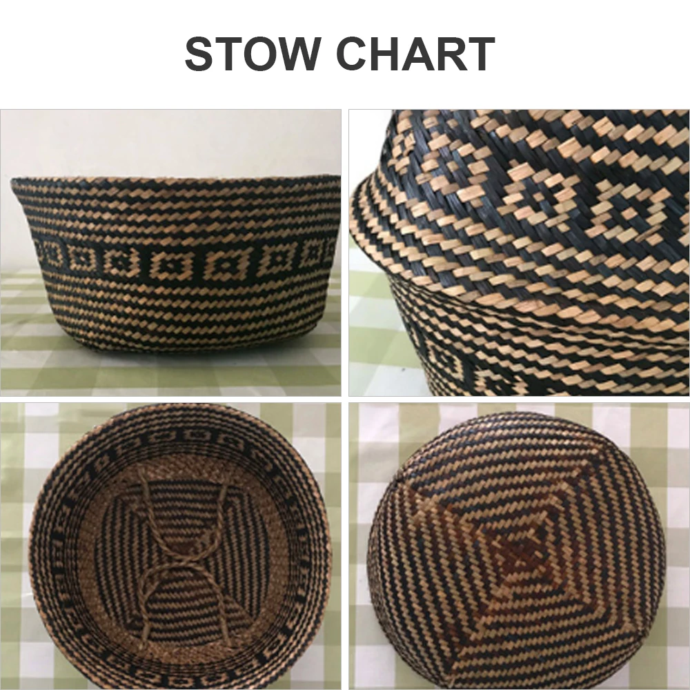 New 1pc Foldable Handmade Rattan Woven Flower Basket Seagrass Clothing Storage Basket Home Decoration Flower Basket
New 1pc Foldable Handmade Rattan Woven Flower Basket Seagrass Clothing Storage Basket Home Decoration Flower Basket