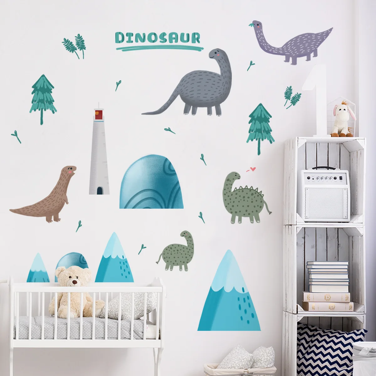 Tofok New Cartoon Dinosaur Tree Wall Stickers Children's Room Living Room Bedroom Creative Simple Decorative PVC Wall Papers
Tofok New Cartoon Dinosaur Tree Wall Stickers Children's Room Living Room Bedroom Creative Simple Decorative PVC Wall Papers