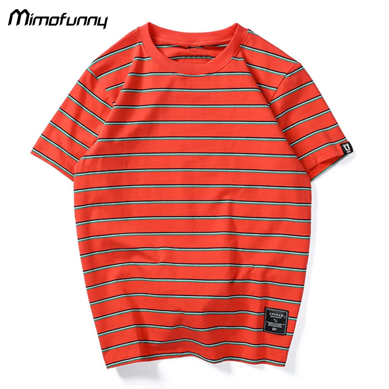 T Shirt Men Japanese Simple Striped Print Men's Tee Shirt O-neck Cotton High Quality T Shirt Casual Fashion All-match Streetwear
T Shirt Men Japanese Simple Striped Print Men's Tee Shirt O-neck Cotton High Quality T Shirt Casual Fashion All-match Streetwear