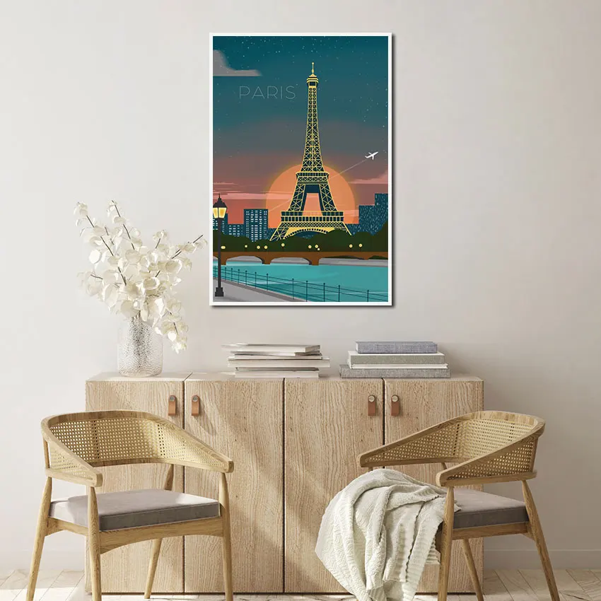 Canvas Painting Paris Eiffel Tower Landscape Printing Poster Hd Waterproof Ink Painting Modern Home Living Room Decoration Wall
Canvas Painting Paris Eiffel Tower Landscape Printing Poster Hd Waterproof Ink Painting Modern Home Living Room Decoration Wall
