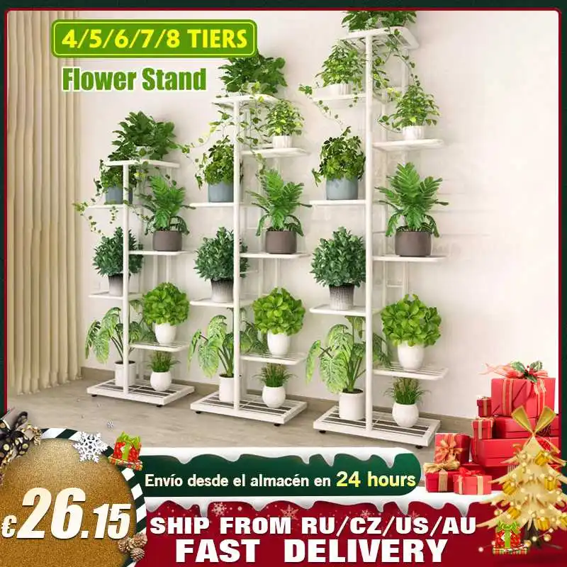 6/7/8 Tier Iron Metal Plant Stand Flower Pot Rack Outdoor Display Shelf Holder Home Decor Indoor Balcony Flower Pot Storage Rack
6/7/8 Tier Iron Metal Plant Stand Flower Pot Rack Outdoor Display Shelf Holder Home Decor Indoor Balcony Flower Pot Storage Rack