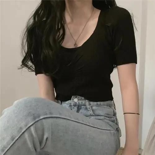 Fashion Logo Printing T Shirts Women's Short Sleeve Fashion 100% cotton Female gray T-Shirts
Fashion Logo Printing T Shirts Women's Short Sleeve Fashion 100% cotton Female gray T-Shirts