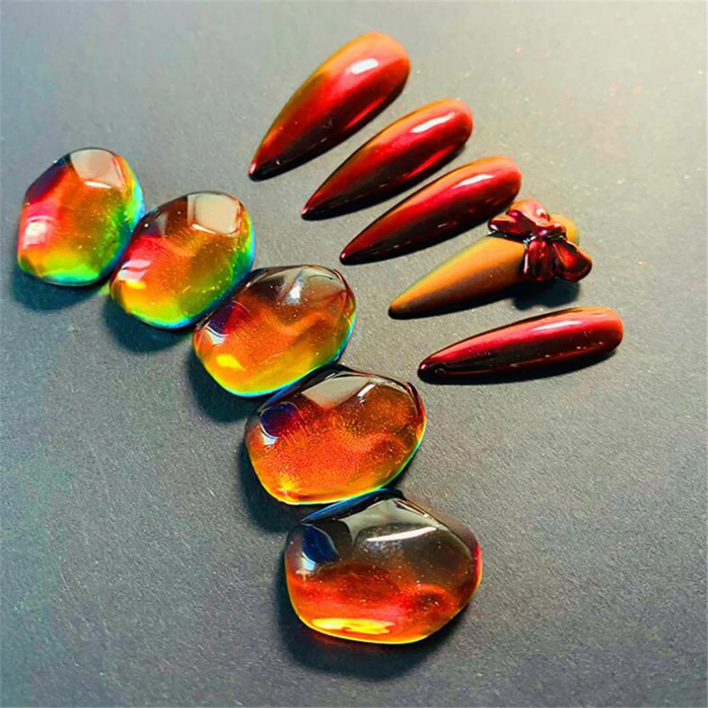 Aurora Black Red Crystal Pigment Chrome Mirror Powder Nail Glitter Magic Effect for Gel Nail Polish Manicure Decoration 0.2g
Aurora Black Red Crystal Pigment Chrome Mirror Powder Nail Glitter Magic Effect for Gel Nail Polish Manicure Decoration 0.2g