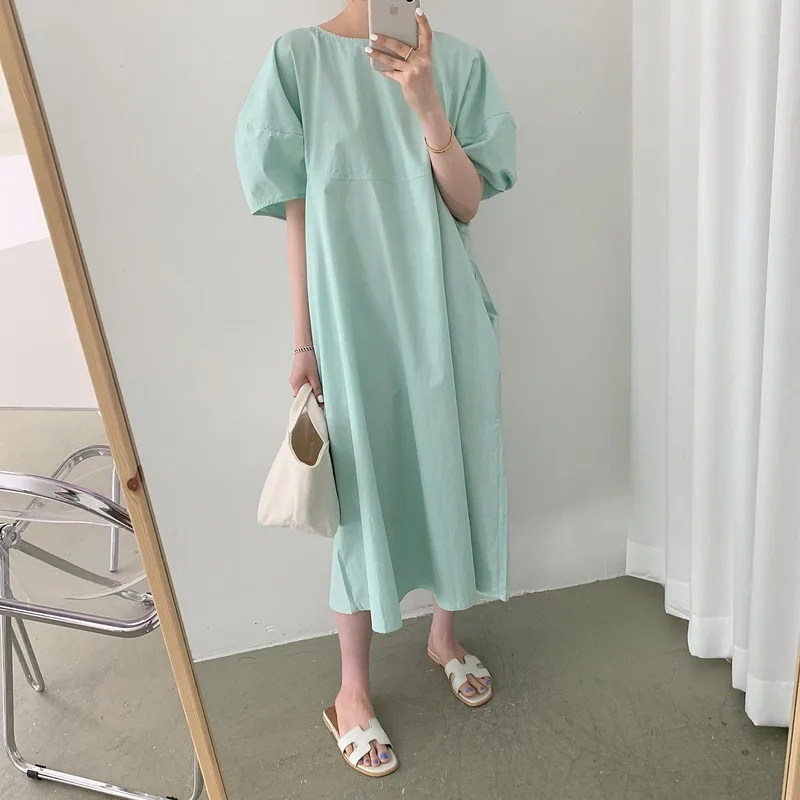 2021 New Boho Simple Puff Sleeve Oversize Women's Summer Female Loose A-Line Loose Dresses
2021 New Boho Simple Puff Sleeve Oversize Women's Summer Female Loose A-Line Loose Dresses