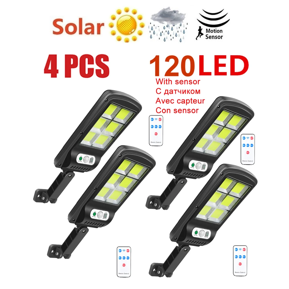 tabular oblong 120 LED Solar Light Outdoor Solar powered Lamp PIR Motion Sensor Street wall porch Path Sunlight for Garden garag
tabular oblong 120 LED Solar Light Outdoor Solar powered Lamp PIR Motion Sensor Street wall porch Path Sunlight for Garden garag