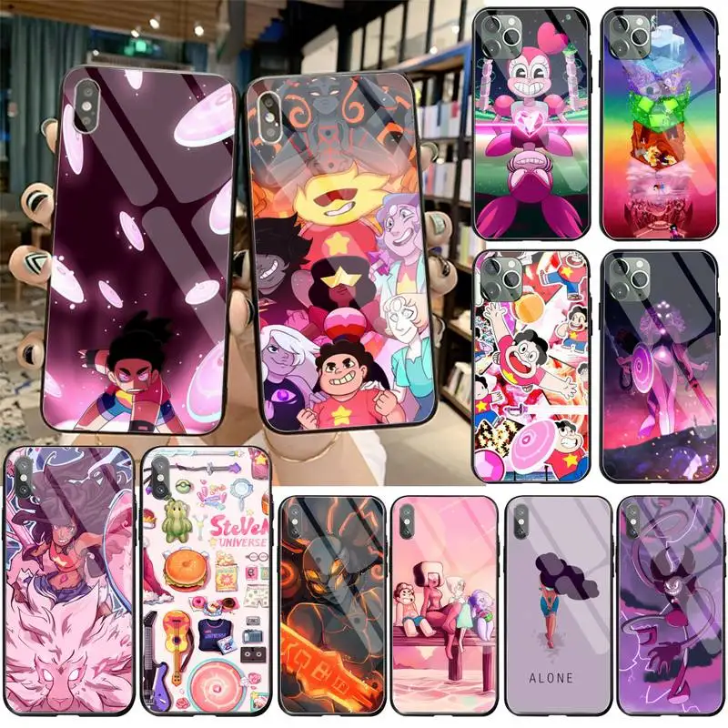 CUTEWANAN Cartoon Steven Universe Black Phone Case Cover Tempered Glass For iPhone 11 Pro XR XS MAX 8 X 7 6S 6 Plus SE 2020 case
CUTEWANAN Cartoon Steven Universe Black Phone Case Cover Tempered Glass For iPhone 11 Pro XR XS MAX 8 X 7 6S 6 Plus SE 2020 case