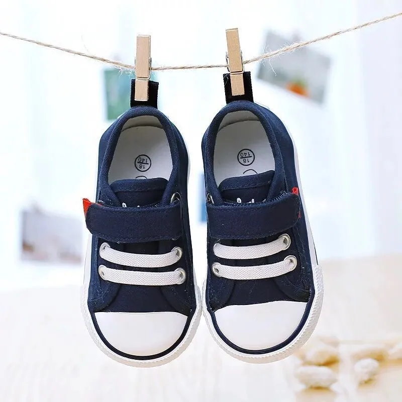 Baby Shoes girls Children Canvas Breathable Kids Sneakers For Girls baby Boys Flat Child casual toddler Size 18-30 | Детская одежда и