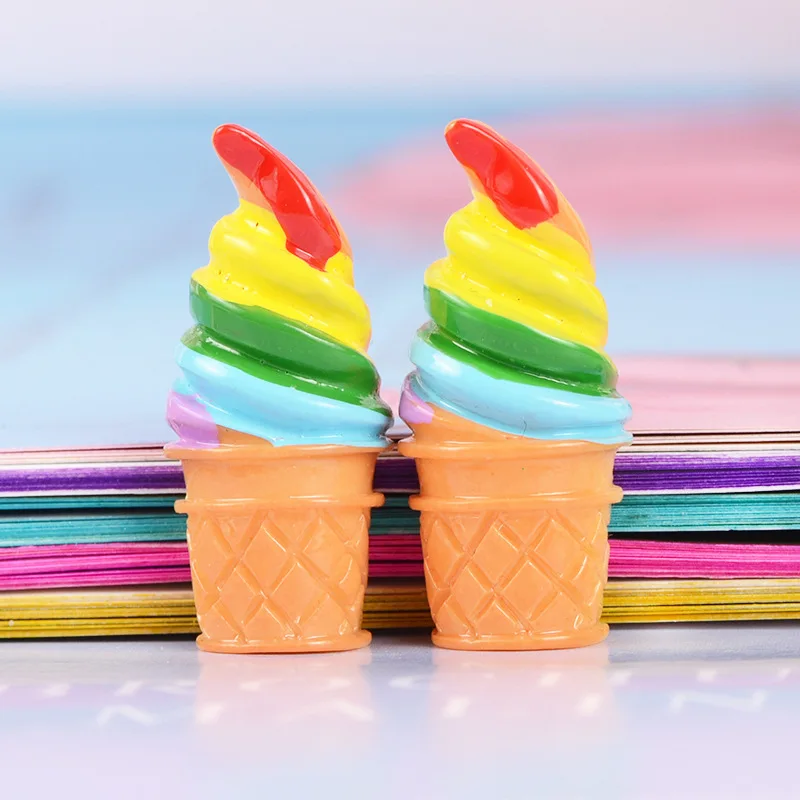 Simulation DIY Resin Flatback Kawaii Ice Cream Wholesale Rainbow Ice Cream Scrapbooking Crafts
Simulation DIY Resin Flatback Kawaii Ice Cream Wholesale Rainbow Ice Cream Scrapbooking Crafts