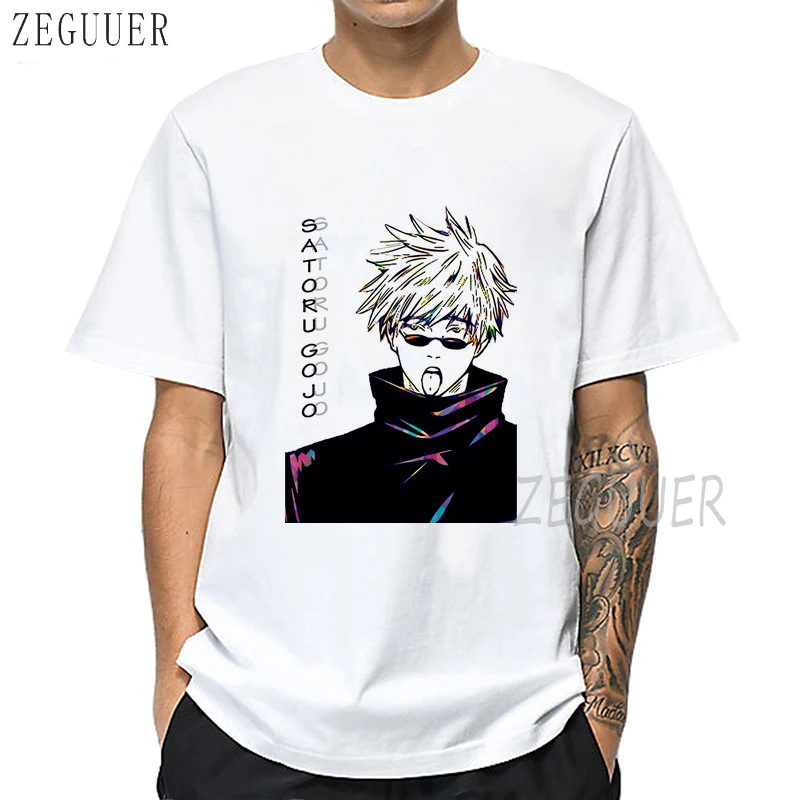 Men T-shirts Jujutsu Kaisen Anime Graphic Print Summer Tshirts Streetwear Ulzzang Harajuku T-Shirt Satoru Gojo Yuji Itadori Tops
Men T-shirts Jujutsu Kaisen Anime Graphic Print Summer Tshirts Streetwear Ulzzang Harajuku T-Shirt Satoru Gojo Yuji Itadori Tops