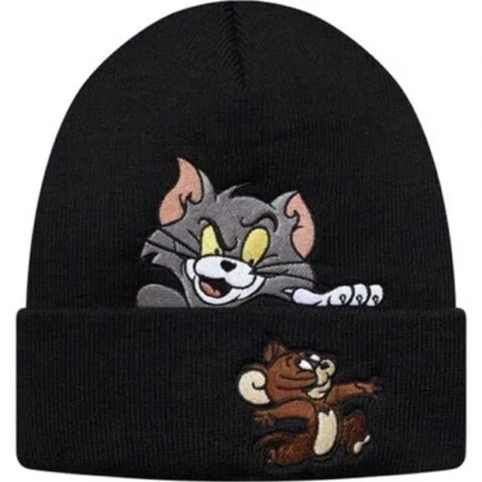 Зимняя шапка Tom Jerry, модные высокие зимние облегающие шапки, мужские и женские шапки, зимняя теплая вязаная шапка
Зимняя шапка Tom Jerry, модные высокие зимние облегающие шапки, мужские и женские шапки, зимняя теплая вязаная шапка