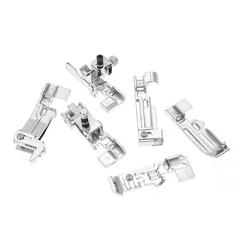 Новые 6 штук оверлочная лапка для швейных машин Brother M3034D Singer 14SH754 14SH644 Juki и многое