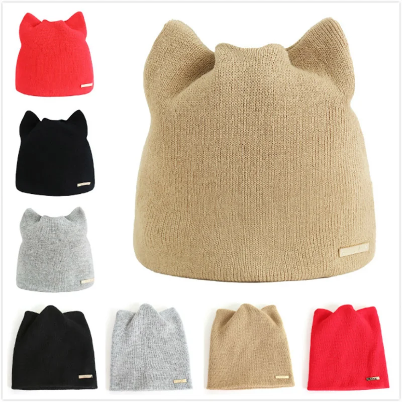 New Winter Hats For Women Beanies Caps for Men Cat Ear Shaped Knit Pullover Bonnet Girls Boys Fashion Cute Hat балаклава 2021
New Winter Hats For Women Beanies Caps for Men Cat Ear Shaped Knit Pullover Bonnet Girls Boys Fashion Cute Hat балаклава 2021