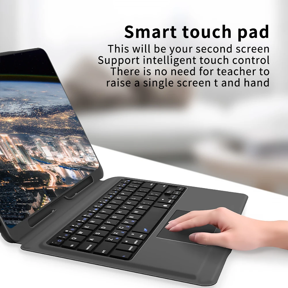 Чехол для планшета с сенсорной клавиатурой и защитой от падений для iPad Pro, 11 дюймов, 2020 дюйма, Магнитный съемный чехол с подставкой для планше...
Чехол для планшета с сенсорной клавиатурой и защитой от падений для iPad Pro, 11 дюймов, 2020 дюйма, Магнитный съемный чехол с подставкой для планше...