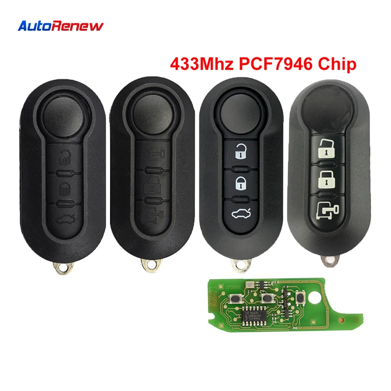 Okeytech 3 Buttons Smart Key Remote Control Key For Fiat 500 Doblo Qubo Grande Punto 2006-2013 Delphi BSI 433Mhz PCF7946 Chip
Okeytech 3 Buttons Smart Key Remote Control Key For Fiat 500 Doblo Qubo Grande Punto 2006-2013 Delphi BSI 433Mhz PCF7946 Chip