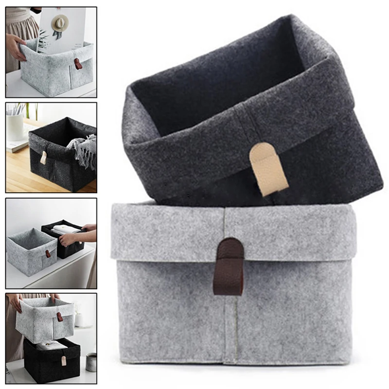 1Pc New Felt Basket Living Room Tea Table Black Gray Sundries Storage Basket Cloth Felt Storage Box Bedroom Socks Storage
1Pc New Felt Basket Living Room Tea Table Black Gray Sundries Storage Basket Cloth Felt Storage Box Bedroom Socks Storage