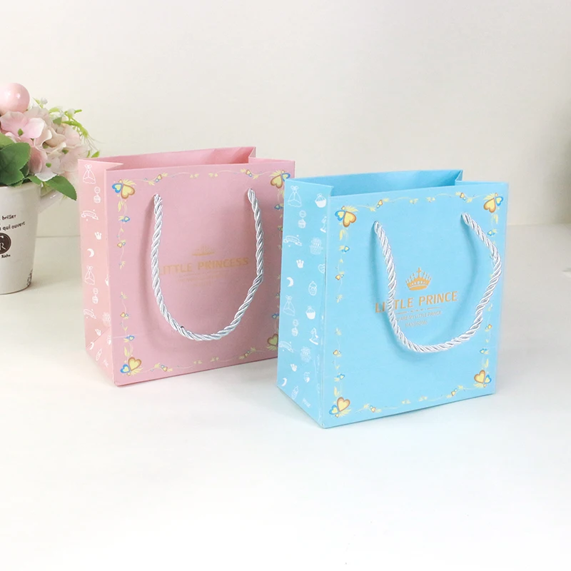Baby Shower Birthday Party Decorations Kids pink gift bags with handles party favors Prince and Princess paper bags for gifts
Baby Shower Birthday Party Decorations Kids pink gift bags with handles party favors Prince and Princess paper bags for gifts