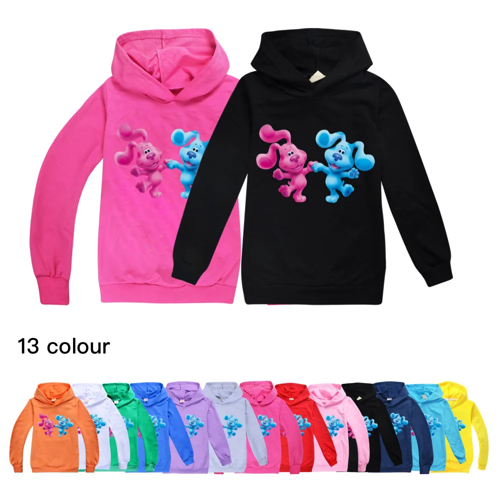 Blues Clues Toddler Girl Fall Clothes 2021 Hooded Top Sweater Cotton Kids Clothes Boys 7 Years Birthday T Shirt Cute Dogs Shirt
Blues Clues Toddler Girl Fall Clothes 2021 Hooded Top Sweater Cotton Kids Clothes Boys 7 Years Birthday T Shirt Cute Dogs Shirt