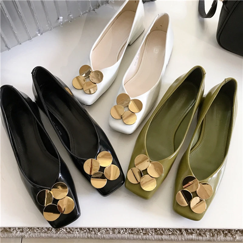 2022 Spring New Brand Women Pumps Shoes Fashion Metal Buckle Square Low Heel Shallow Slip On Ladies Pumps Casual Zapatos Mujer
2022 Spring New Brand Women Pumps Shoes Fashion Metal Buckle Square Low Heel Shallow Slip On Ladies Pumps Casual Zapatos Mujer