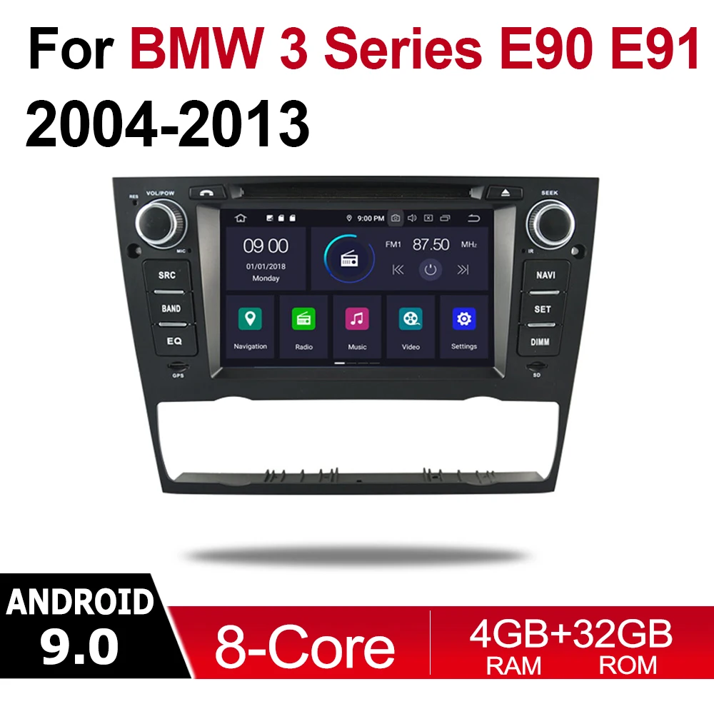 2 Din Автомобильный мультимедийный плеер Android 9 авто радио для BMW 5 серии E39 1995 ~ 2003 DVD