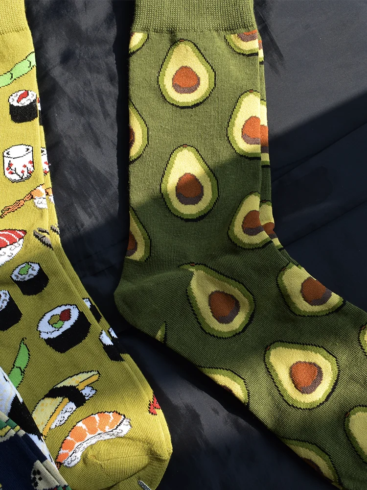 1 Pairs Women Crew Socks Funny Cute Cartoon Fruits Avocado Lemon Hamburgsushi Egg Happy Japanese Harajuku Skateboard Socks
1 Pairs Women Crew Socks Funny Cute Cartoon Fruits Avocado Lemon Hamburgsushi Egg Happy Japanese Harajuku Skateboard Socks