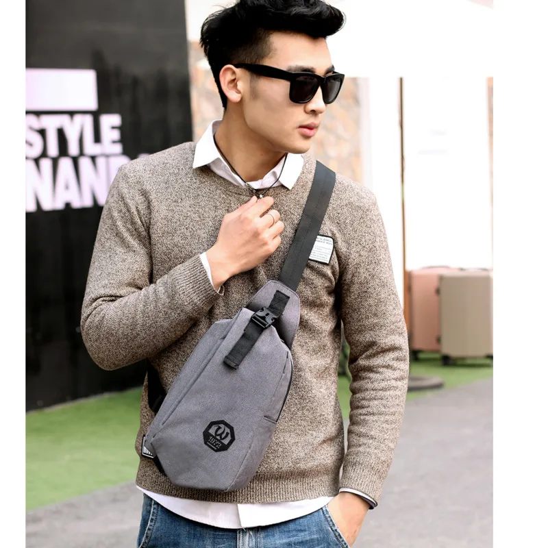 Nindot Waterproof Men's Canvas Shoulder Bag Outdoor Travel Chest Crossbody Sling Bag Backpack Running Music Mobile Phone Bag
Nindot Waterproof Men's Canvas Shoulder Bag Outdoor Travel Chest Crossbody Sling Bag Backpack Running Music Mobile Phone Bag