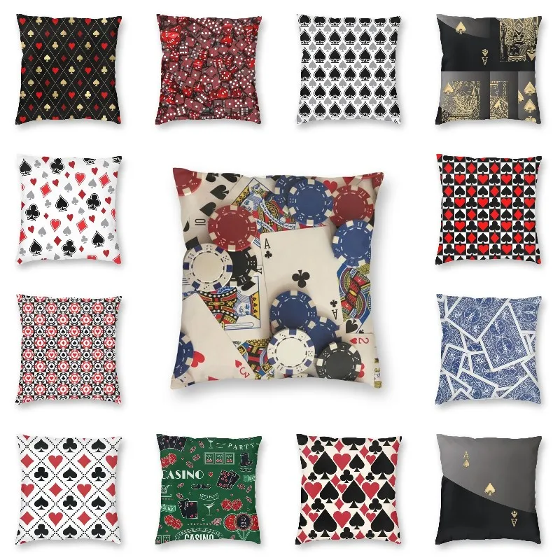 Personalized Poker Night Cushion Cover 40x40 Decoration 3D Printing Game Poker Players Throw Pillow Case for Sofa Double Side
Personalized Poker Night Cushion Cover 40x40 Decoration 3D Printing Game Poker Players Throw Pillow Case for Sofa Double Side